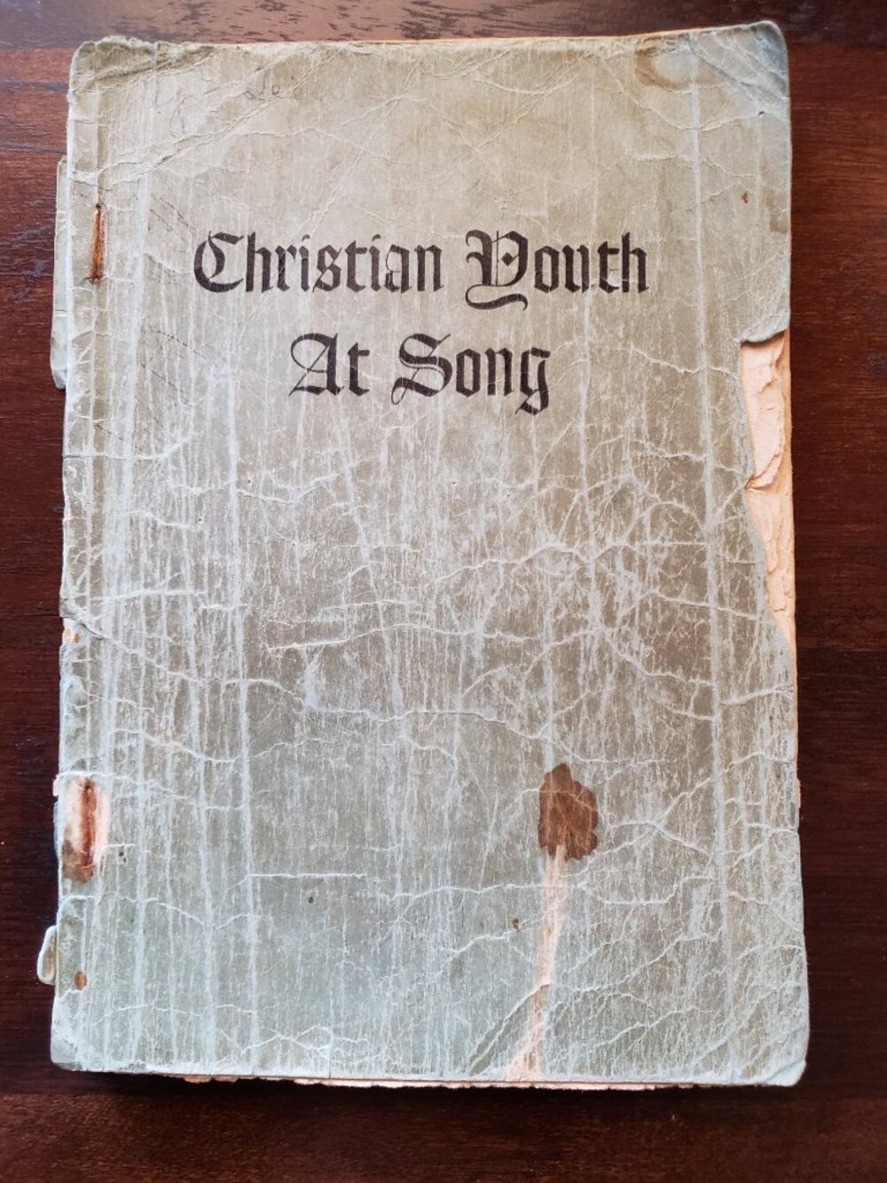 Vintage 1939 CHRISTIAN YOUTH AT SONG Book - Religious - Boston, Mass. 1939